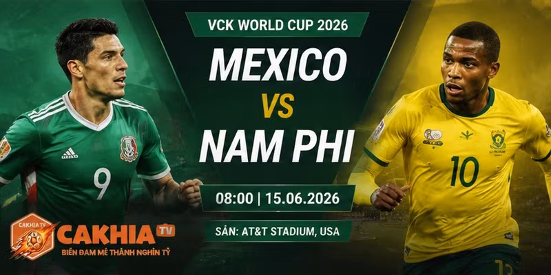 Lịch sử đối đầu của Mexico VS Nam Phi