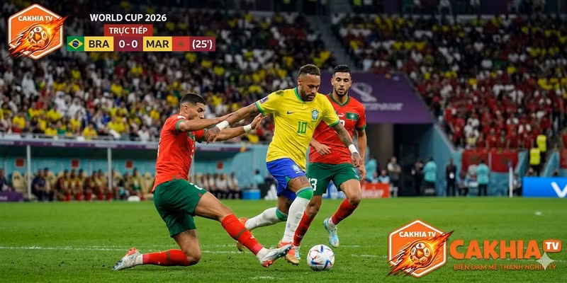 Lịch sử đối đầu của Brazil VS Marocco