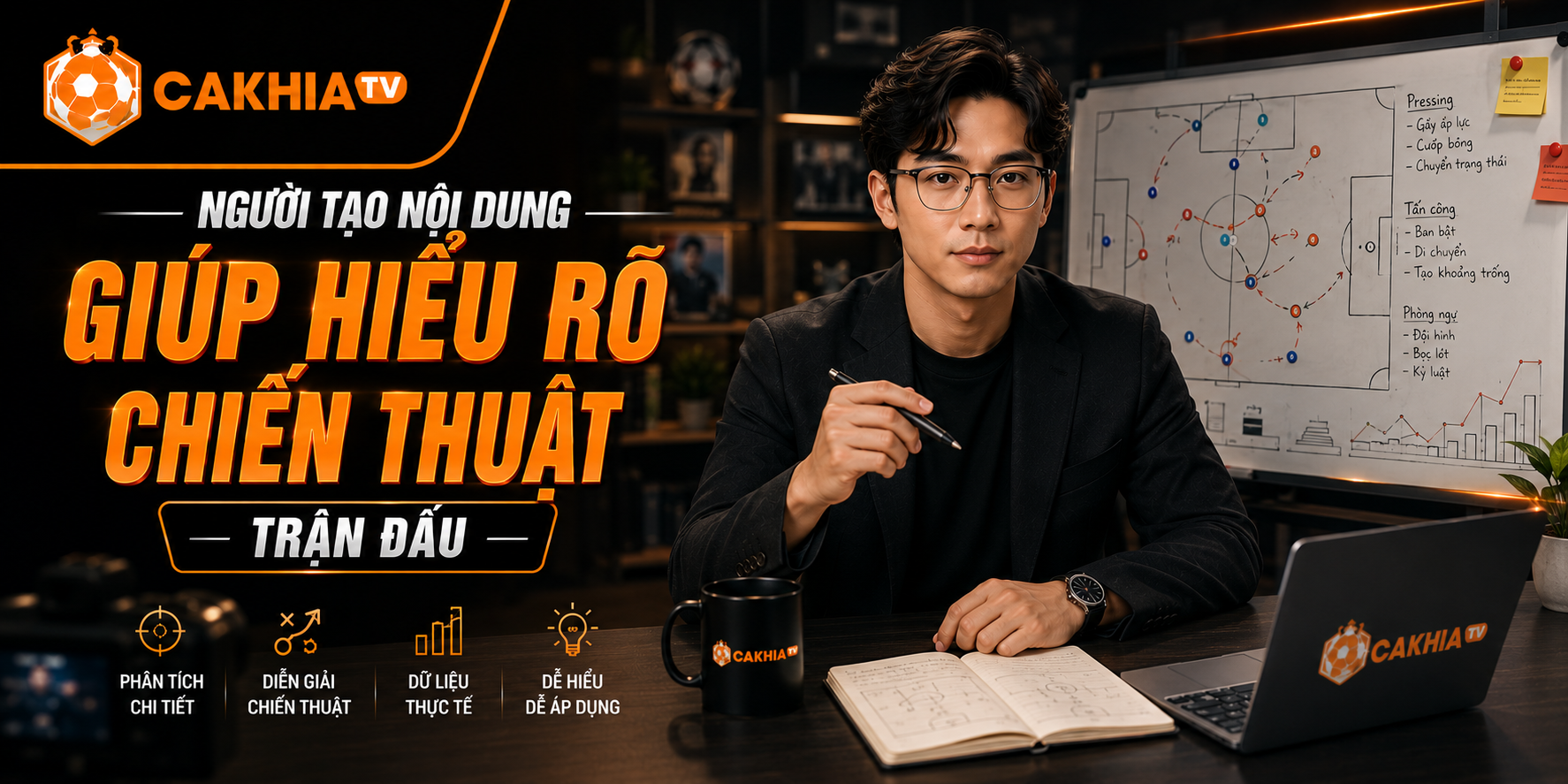 Người tạo nội dung giúp hiểu rõ chiến thuật trận đấu