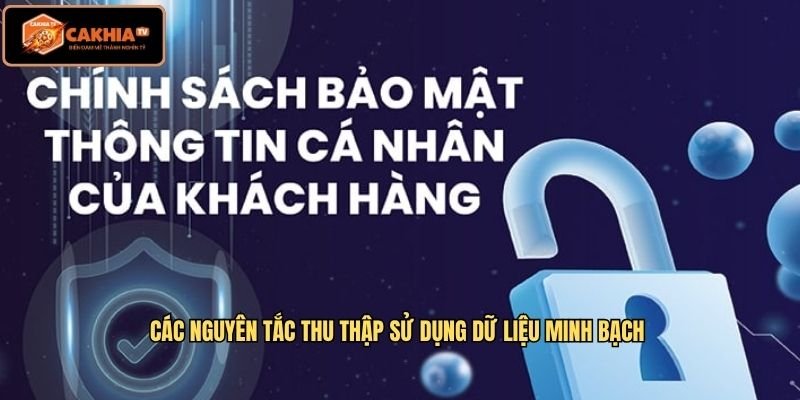 Các nguyên tắc thu thập sử dụng dữ liệu minh bạch