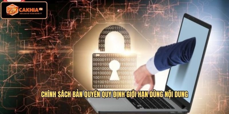 Chính sách bản quyền quy định giới hạn dùng nội dung