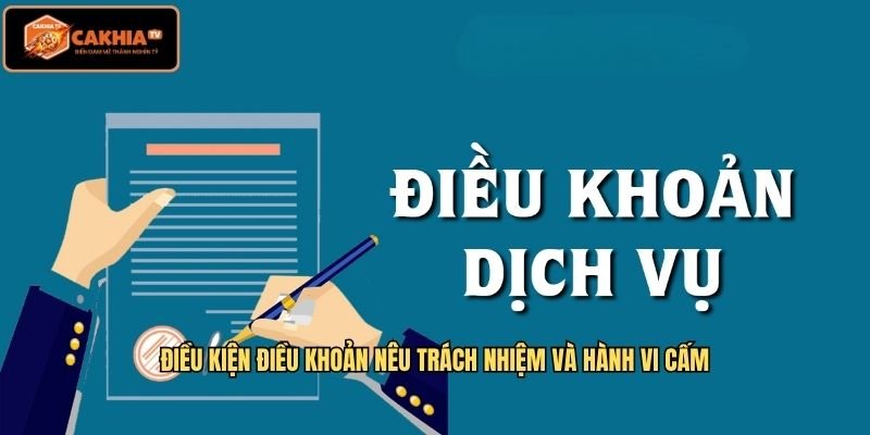 Điều kiện điều khoản nêu trách nhiệm và hành vi cấm