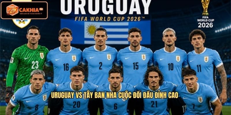 Uruguay Vs Tây Ban Nha Cuộc đối đầu đỉnh cao